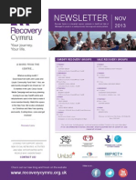 Recovery Cymru Newsletter