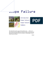 12. Slope Failure and Landslides