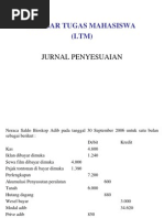 Contoh Soal Dan Jawaban Jurnal Penyesuaian