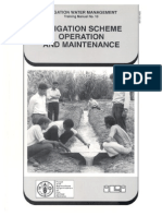 Manual 10 - Irrigation Scheme Operation and Maintenance