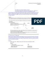 Financial Management 2E: Rajiv Srivastava - Dr. Anil Misra Solutions To Numerical Problems