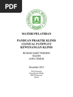 Download Dody Firmanda 2013 - Panduan Praktik Klinis dan Clinical Pathways RS Widodo Ngawi Jawa Timur by Indonesian Clinical Pathways Association SN189584512 doc pdf