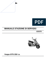 Manuale Stazione Di Servizio Vespa 250 GTS i.e.