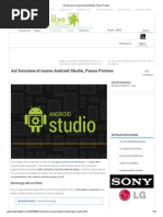 Download As funciona el nuevo Android Studio Pasos Previos by Francisco Mendez SN189591139 doc pdf