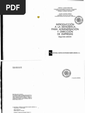 .N. Introduccion A La Estadistica para Administracion y