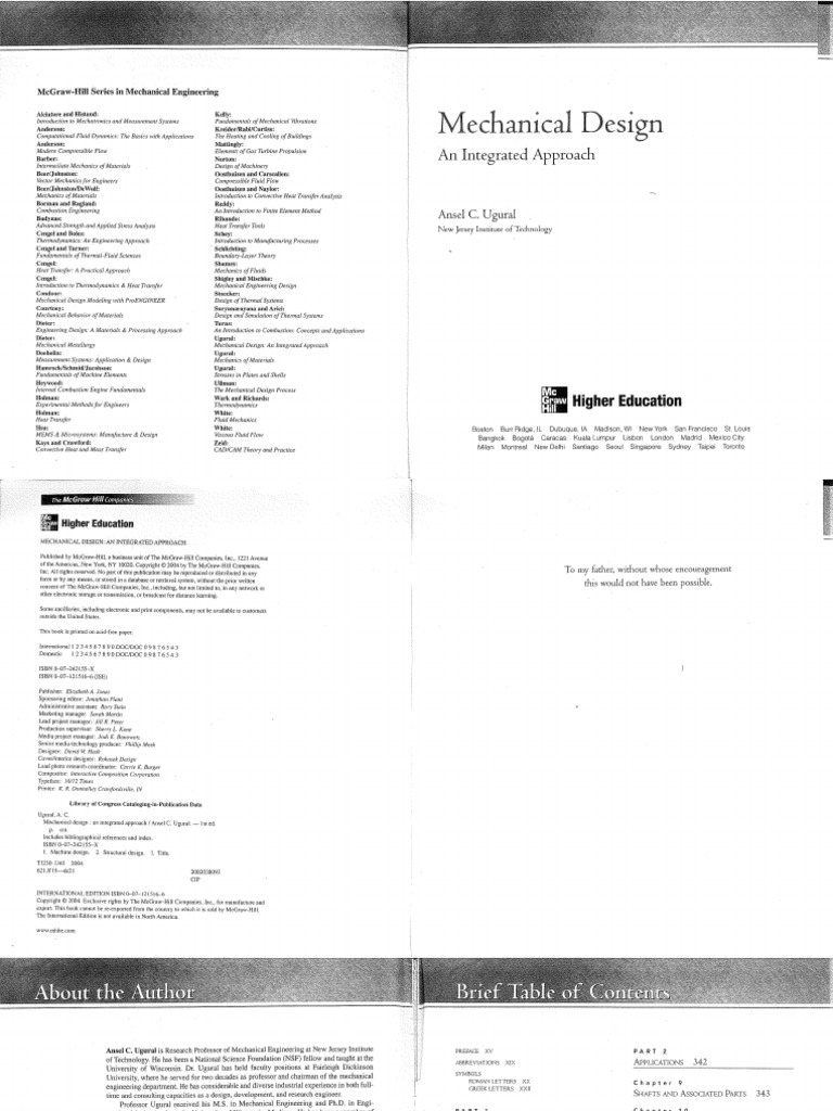 Mechanical Design An Integrated Approach Part 1 | PDF
