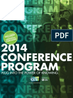 2014 CES Virtual Conference Brochure