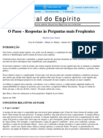 O Passe - Respostas Às Perguntas Mais Freqüentes