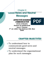 Good-News and Neutral Messages: Effective Business Communication