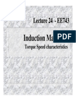 Induction Machines: Torque Speed Characteristics