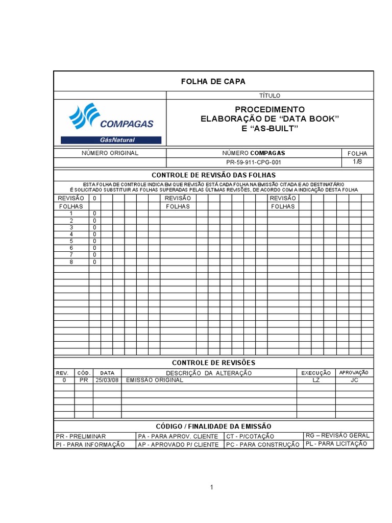 Modelo de Databook Externo PDF | Sistema de Informações Geográficas ...
