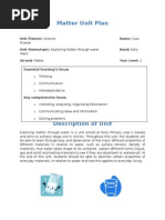 Download Science - Yr2 - Exploring Matter Through Water by mbed2010 SN18961683 doc pdf