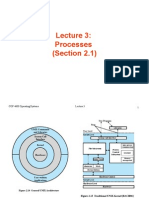 Processes (Section 2.1) : 1 COP 4600 Operating Systems