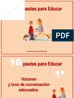 10 Pautas Para Educar