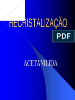 9 - Recristalização Da Acetanilida BAC 2000T2