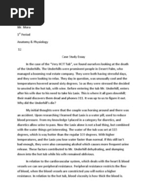 Hot Tub Mystery Essay