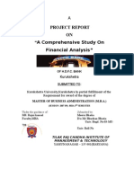Financial Analysis (HDFC BANK)