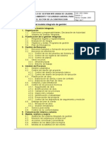 0 Índice de Capítulos Del Modelo Integrado de Gestión