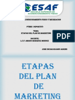 Etapas Del Plan de Marketing