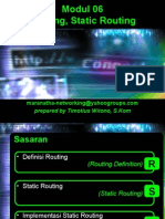 Minggu05 Static Routing Concept