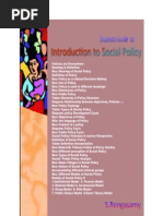 Download Introduction to Social Policy - A Primer by SRengasamy SN18966915 doc pdf