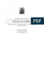 Theories of conﬂict Joham Galtung