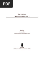 Case Studies On Macroeconomics - Vol.I