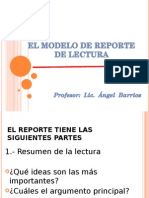 El Modelo de Reporte de Lectura