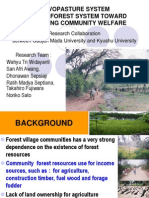Silvopasture System in State Forest System Toward Increasing Community Welfare