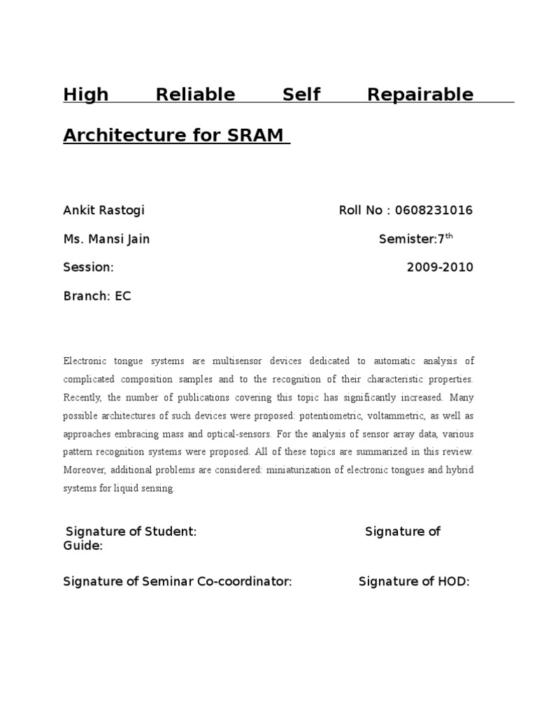 Ankit Rastogi | PDF | Science | Electronics