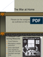 The War at Home Revised