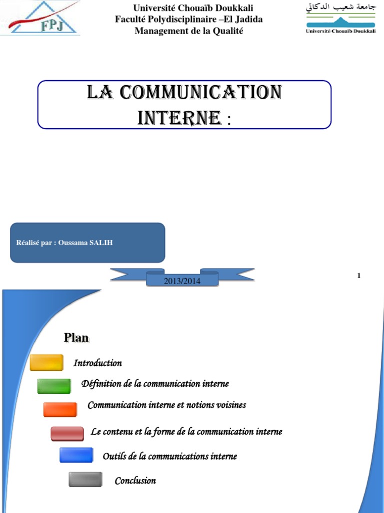 Outils et principes de communication interne | PDF | la communication ...