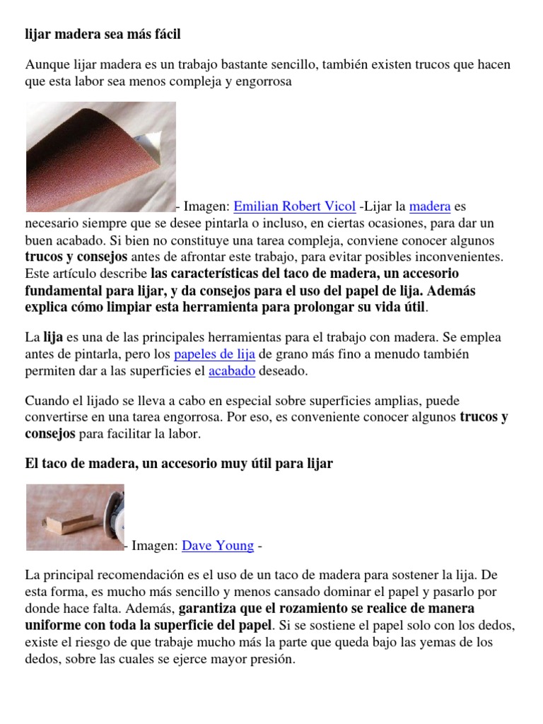 Manual de tallado en madera pdf