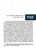 JOUANNA (La Coleccion Hipocratica y Platon - Fedro 269c-272a-)