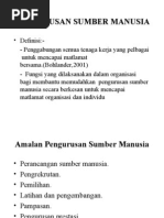 Pengurusan Sumber Manusia