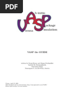 Download VASP Manual by Berunaru San SN189730454 doc pdf
