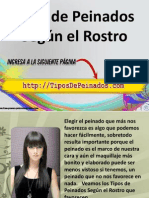 Tipos de Peinados Según El Rostro