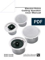 Ceiling Speaker User Manual