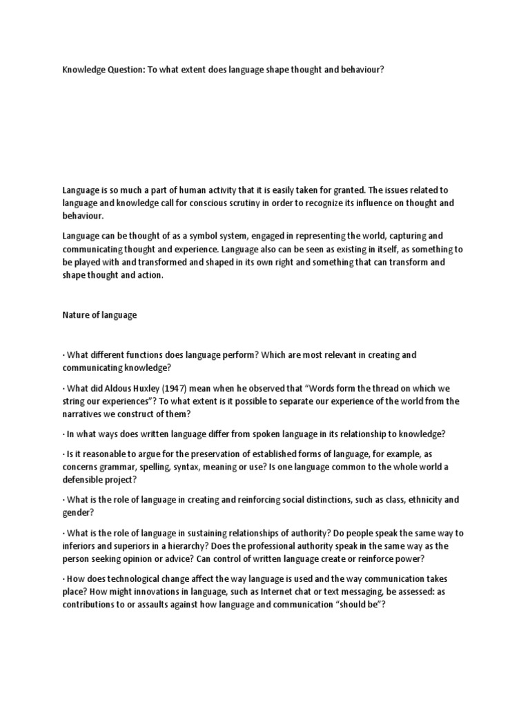 Theory of knowledge essay image