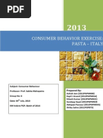 Section a - Group 6 - Pasta Italy