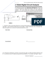 Individual digital circuit analysis exercise