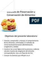 Metodos de Conservacion de Alimentos