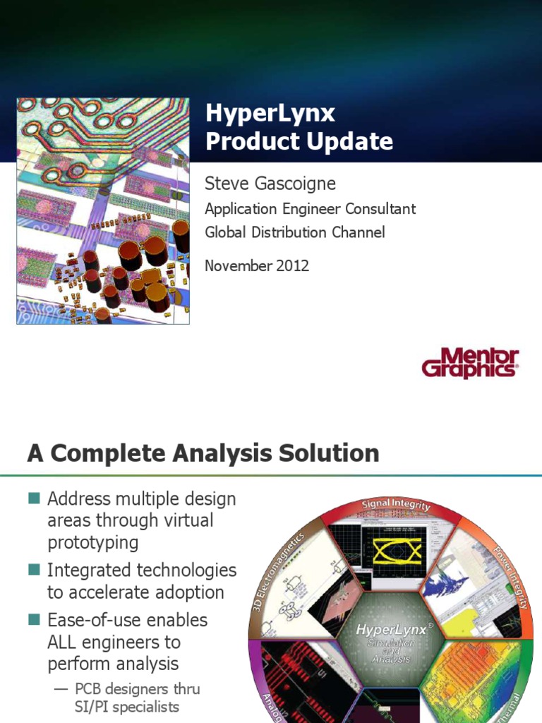 5 HyperLynx E1 PDF Simulation Printed Circuit Board