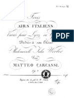 Matteo Carcassi, Op. 9. Trois Airs Italiens Variés pour Lyre ou Guitare .pdf