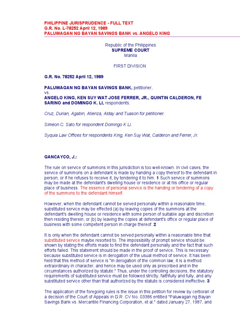 04 Paluwagan Ng Bayan vs. King  Social Institutions  Society