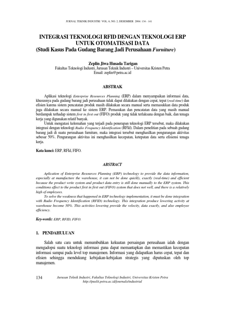 Jurnal Teknik Industri