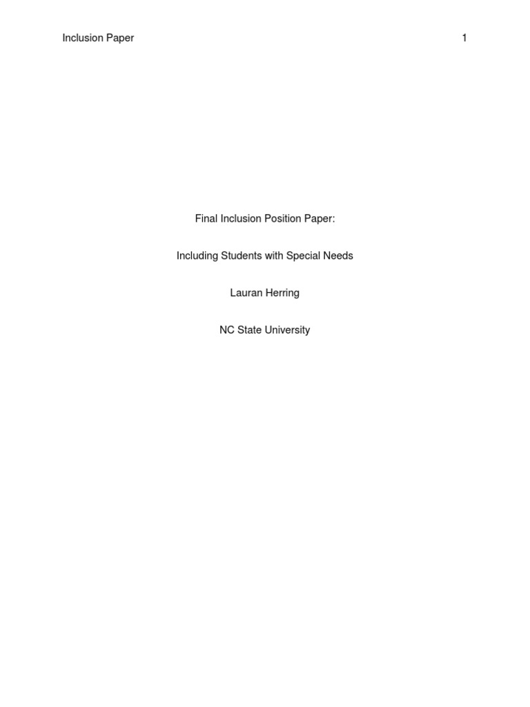 Strategies for Inclusive Education | PDF | Inclusion (Education ...