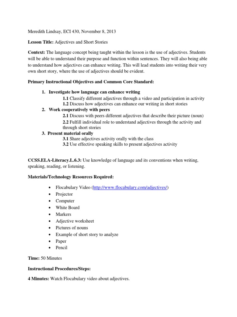 Enhancing Writing with Adjectives | PDF | Adjective | Noun