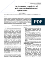 Puigjaner - 1999 - Handling The Increasing Complexity of Detailed Batch Process Simulation and Optimisation