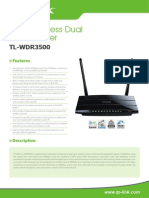 TL-WDR3500 V1 Datasheet